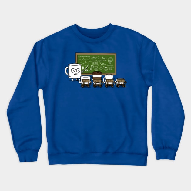 Coffee 101 Crewneck Sweatshirt by pigboom